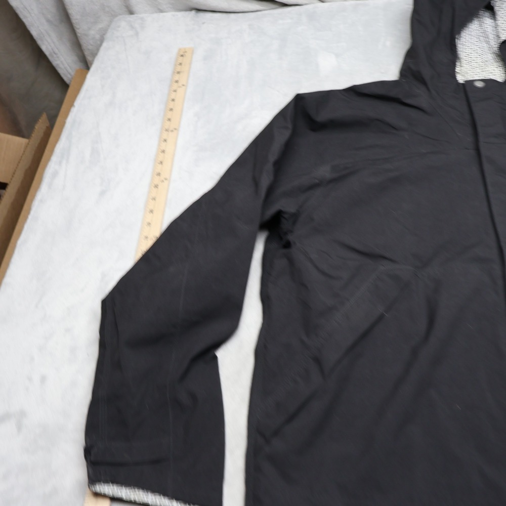 Carhartt Jacket Men Large Black Shoreline Vapor Storm Defender Hooded Waterproof - Picture 2 of 14